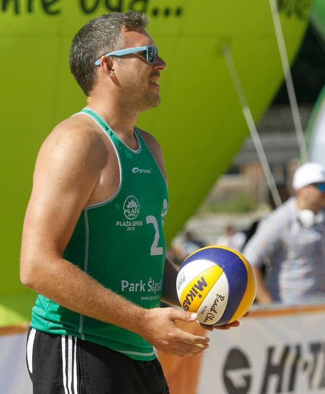 Beach Volleyball. Plaza Open. Marcin Prus - Michal Chwieduk. 11.07.2015