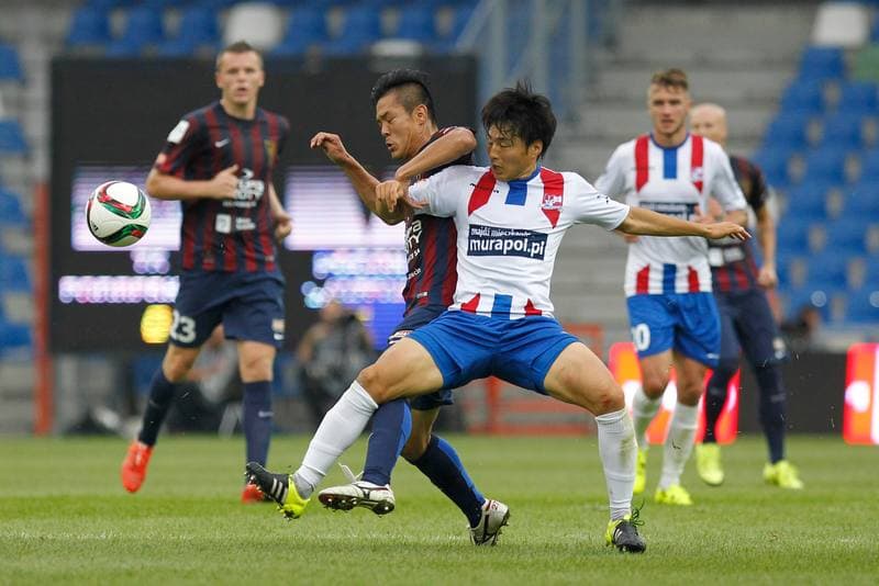 Football. T-Mobile Ekstraklasa. Podbeskidzie Bielsko Biala - Pogon Szczecin. 03.03.2014