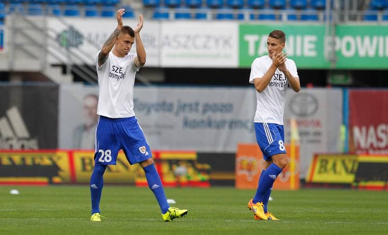 Football. PKO BP Ekstraklasa. Piast Gliwice - Gornik Leczna. 29.08.2015
