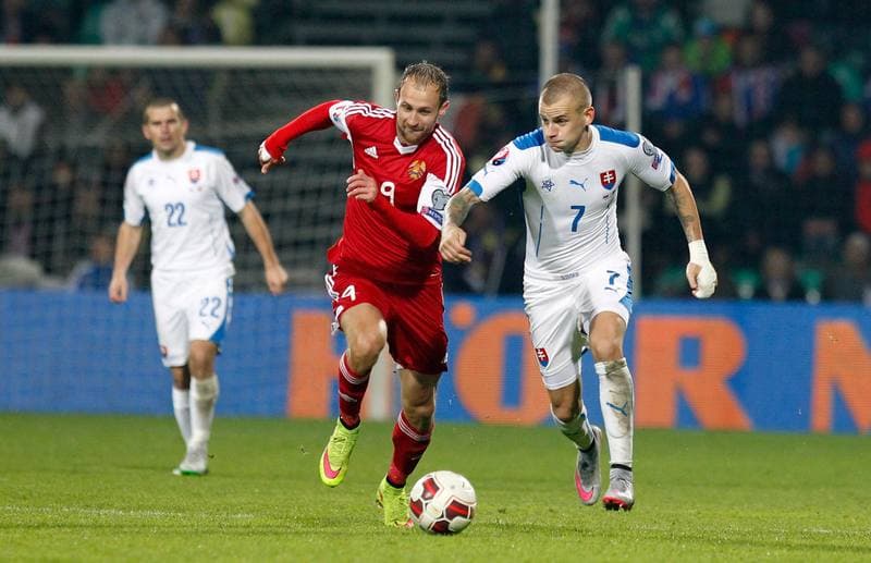 Football. UEFA Euro 2016 Qualifiers. Slovakia - Belarus. 09.10.2015