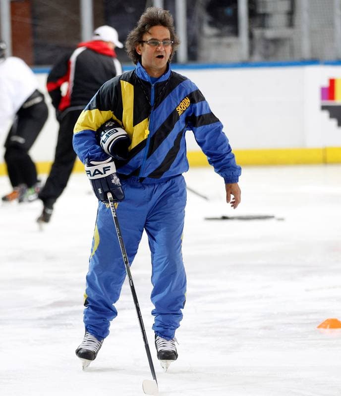 Ice Hockey. Jaroslaw Byrski Camp. Training. 27.11.2015