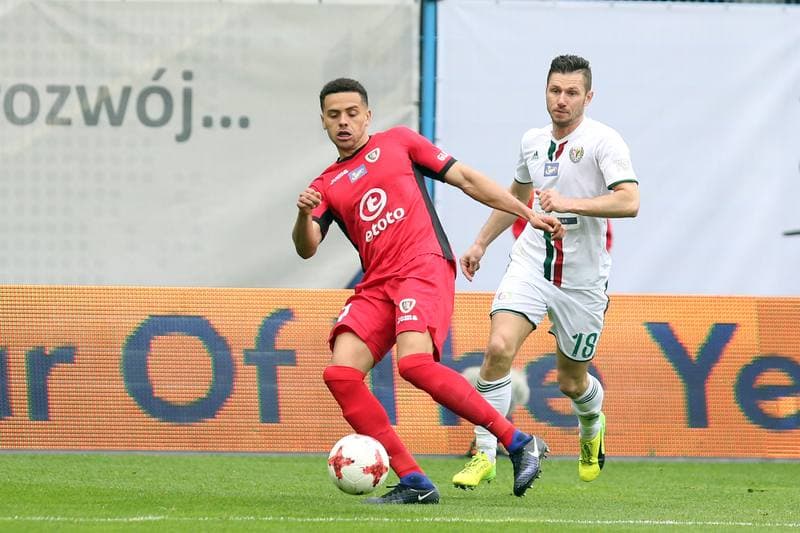 Football. Lotto Ekstraklasa. Piast Gliwice - Slask Wroclaw. 06.05.2017