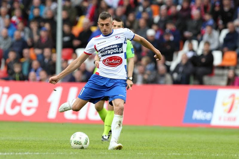 Football. Nice I Liga. Podbeskidzie Bielsko-Biala - Sandecja Nowy Sacz. 20.05.2017