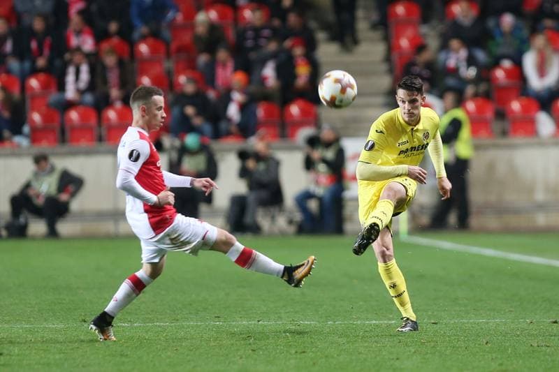Football. UEFA Europa League. Slavia Prague - Villarreal CF. 02.11.2017