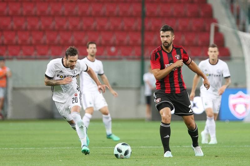 Football. UEFA Champions League. Spartak Trnava - Legia Warsaw. 31.07.2018