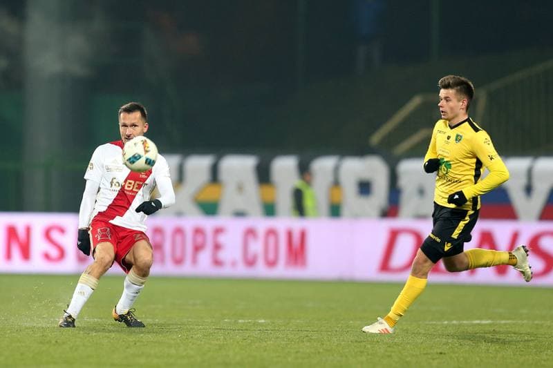 Football. Fortuna I Liga. GKS Katowice - LKS Lodz. 28.11.2018