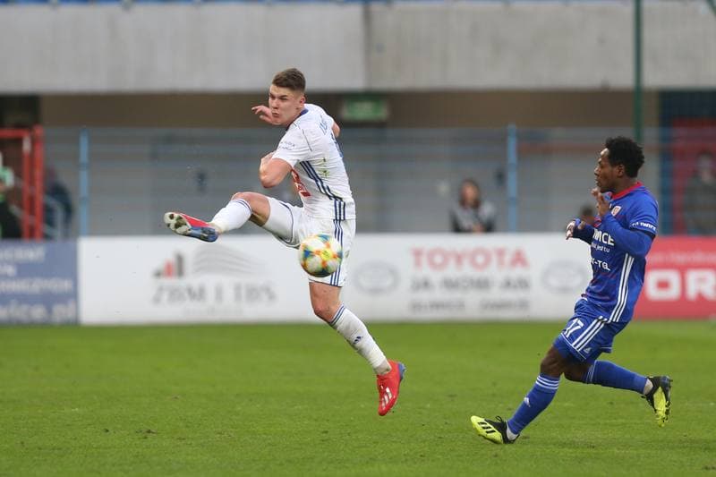 Football. Lotto Ekstraklasa. Piast Gliwice - Wisla Plock. 03.04.2019