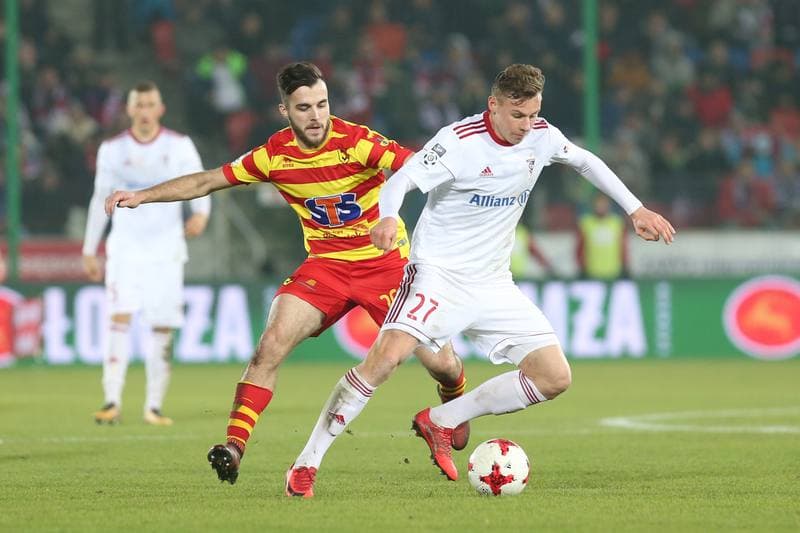 Football. Lotto Ekstraklasa. Gornik Zabrze - Jagiellonia Bialystok. 24.11.2017