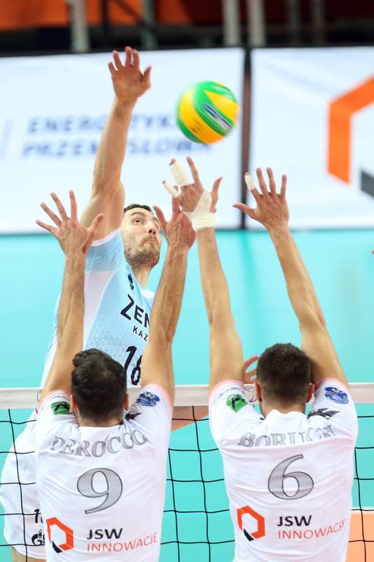 Volleyball. CEV Champions League. Jastrzebski Wegiel - Zenit Kazan. 31.01.2018