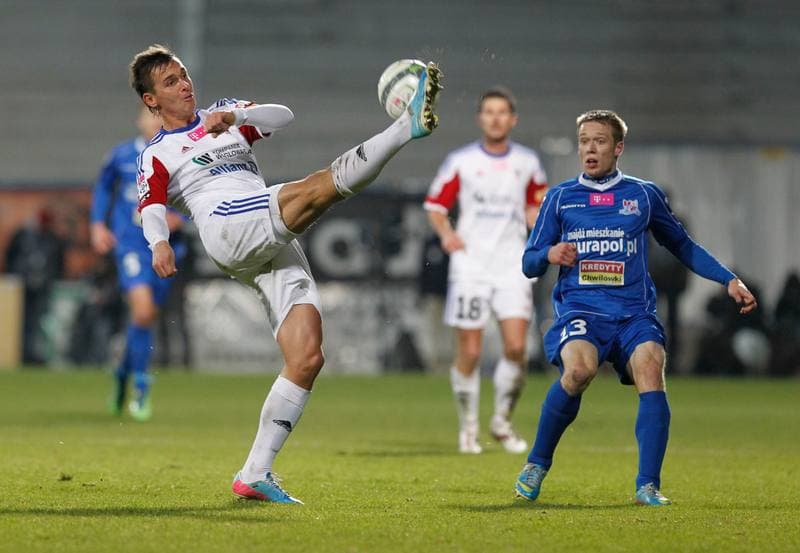 Football. T-Mobile Ekstraklasa. Gornik Zabrze - Podbeskidzie Bielsko Biala. 24.11.2013
