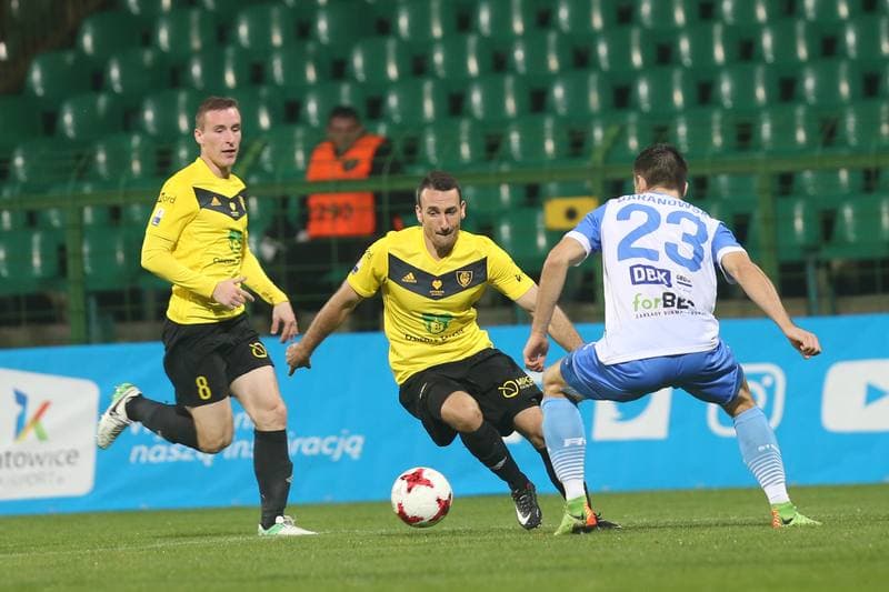 Football. Nice I Liga. GKS Katowice - Stomil Olsztyn. 18.10.2017