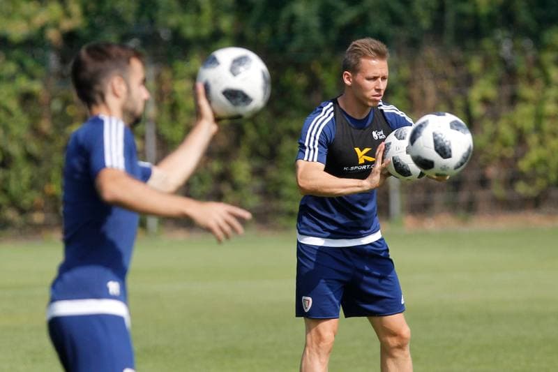 Football. Piast Gliwice. Training. 30.08.2018