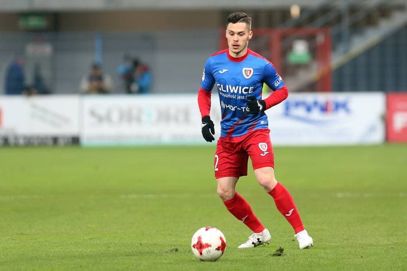 Football. Lotto Ekstraklasa. Piast Gliwice - Cracovia Krakow. 18.11.2017
