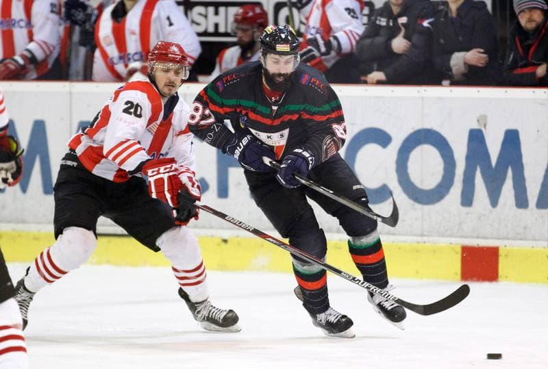 Ice Hockey. Polish Hockey League. Comarch Cracovia - GKS Tychy. 22.03.2016
