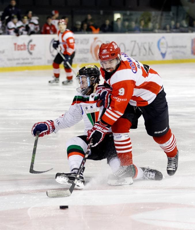 Ice Hockey. Polish Hockey League. GKS Tychy - Comarch Cracovia. 24.03.2016