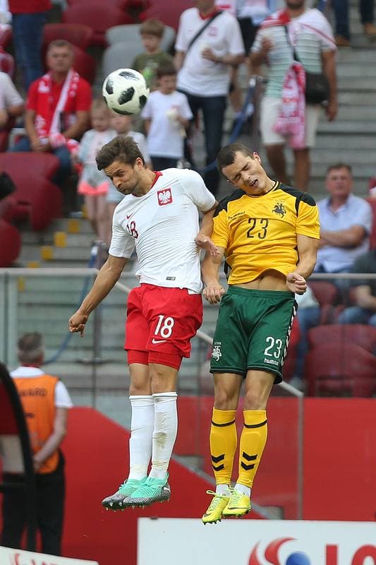 Football. International Friendly. Poland - Lithuania. 12.06.2018