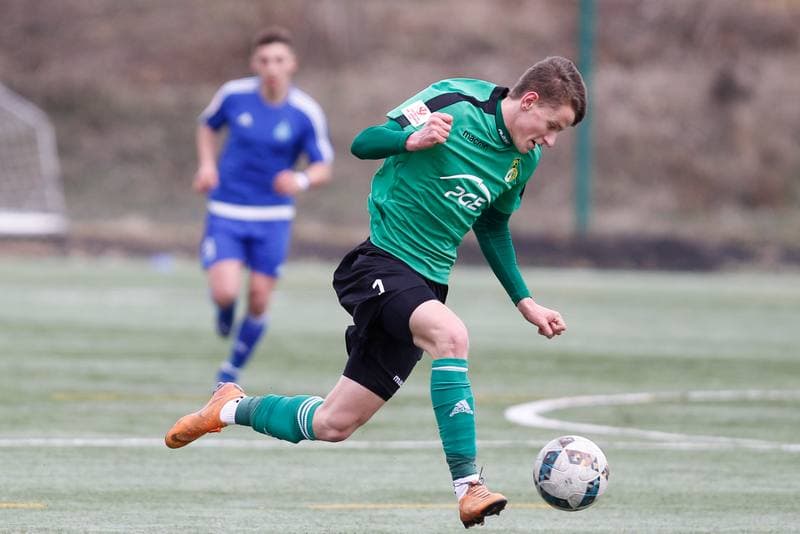 Football. Centralna Liga Juniorow. Ruch Chorzow - GKS Belchatow. 10.03.2019
