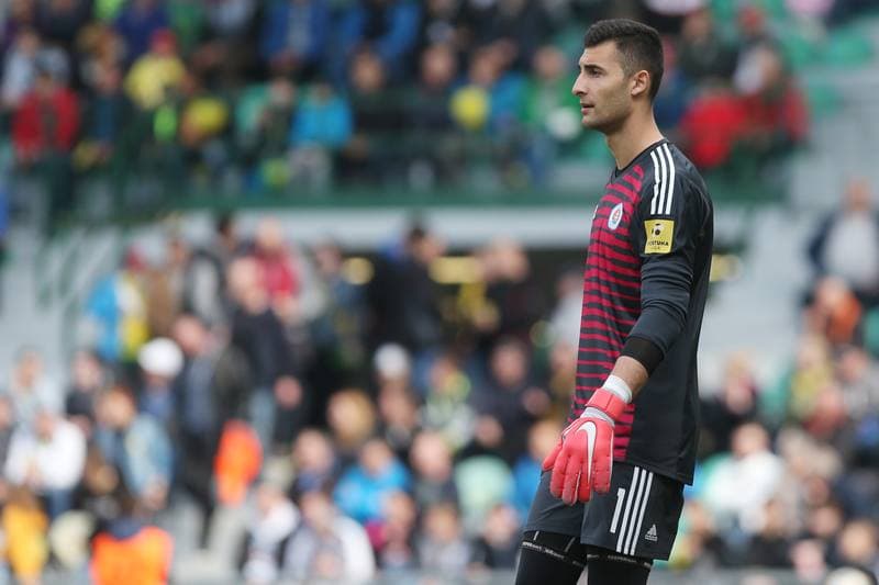 Football. Fortuna Liga. MSK Zilina - Slovan Bratislava. 14.04.2019
