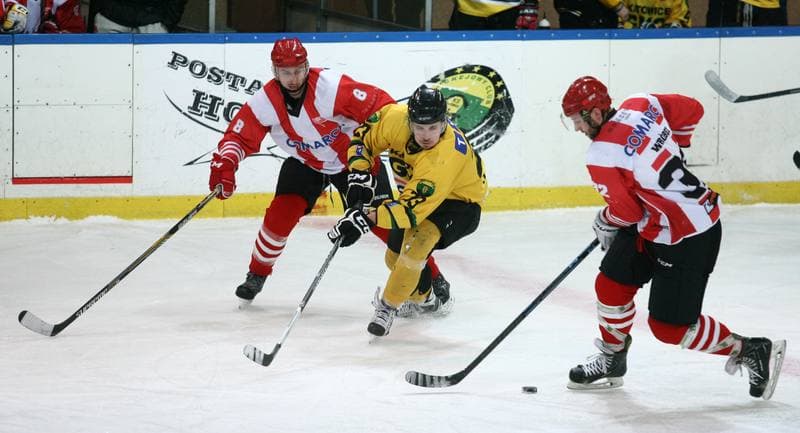 Ice Hockey. Polska Hokej Liga. HC GKS Katowice - Comarch Cracovia Krakow. 13.01.2015