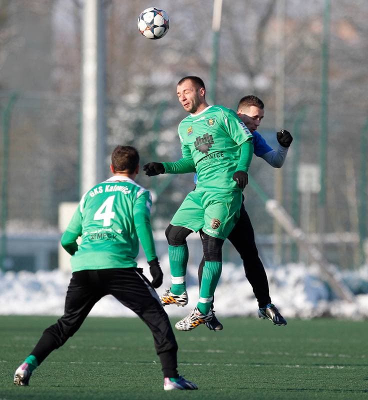Football. Friendly Match. GKS Katowice - MKS Kluczbork. 31.01.2015