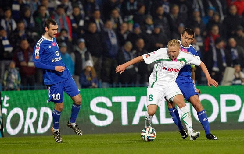 Football. T-Mobile Ekstraklasa. Ruch Chorzow - Lechia Gdansk. 27.02.2015