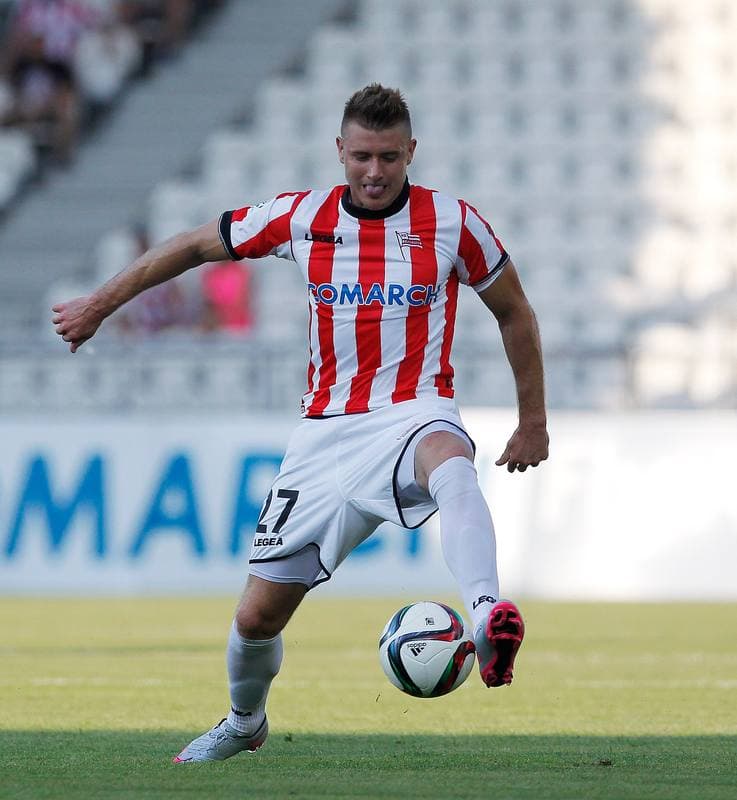 Football. T-Mobile Ekstraklasa. Cracovia Krakow - Piast Gliwice. 13.03.2015