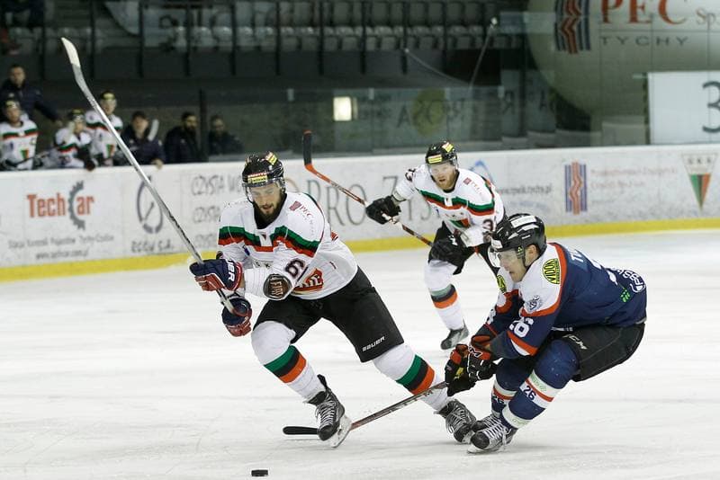 Ice Hockey. Polska Hokej Liga. GKS Tychy - Ciarko STS Sanok. 15.01.2016