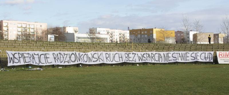 Football. I liga. Ruch Radzionkow - Gornik Leczna. 13.11.2010