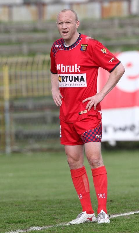 Football. Bytom I liga. Ruch Radzionkow - Odra Wodzislaw Slaski. 17.04.2011