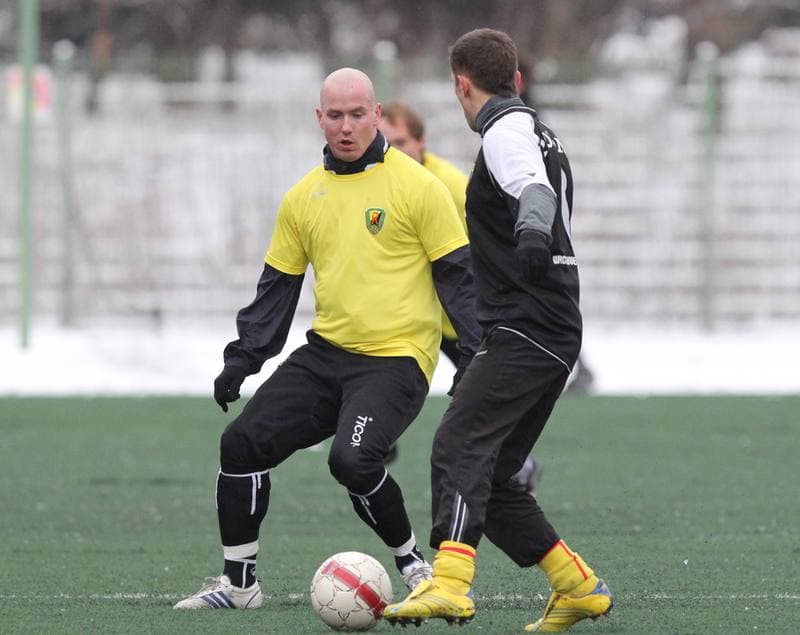 Football. Sparing. Ruch Radzionkow - Polonia Laziska Gorne. 14.01.2012
