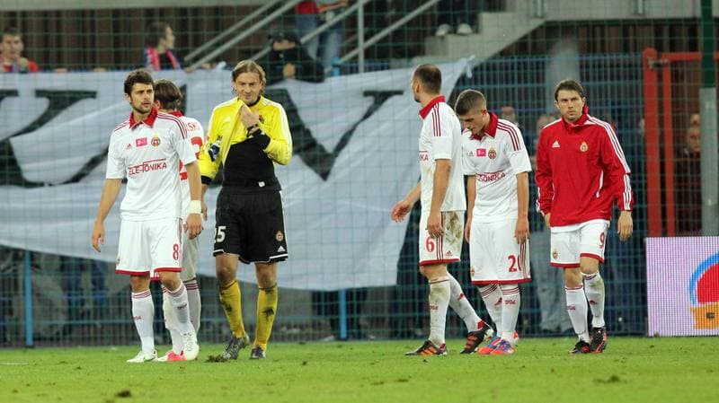 Football. T-Mobile Ekstraklasa. Piast Gliwice - Wisla Krakow. 01.10.2012
