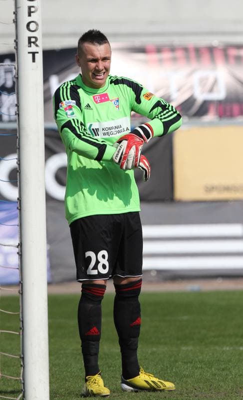 Football. T-Mobile Ekstraklasa. Gornik Zabrze - Podbeskidzie Bielsko-Biala. 14.04.2013