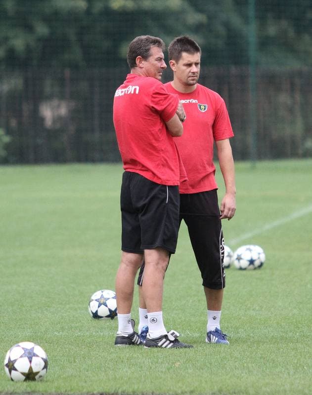 Football. GKS Katowice. Training. 22.08.2013