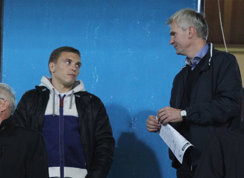 Football. T-Mobile Ekstraklasa. Podbeskidzie Bielsko Biala - Piast Gliwice. 03.11.2014