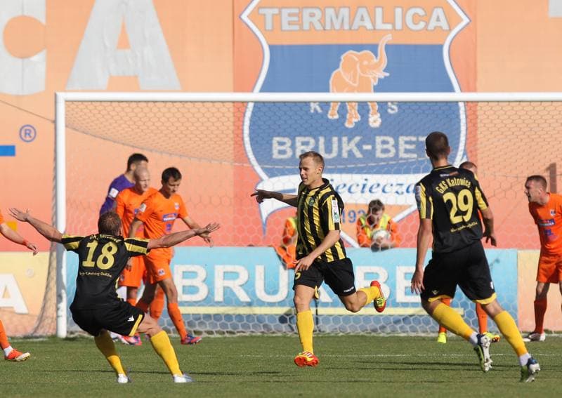 Football. I Liga. Termalica Bruk-Bet Nieciecza - GKS Katowice. 27.10.2013