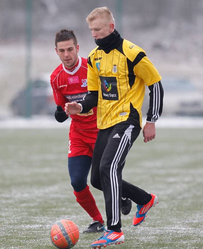 Football. Friendly Match. Podbeskidzie Bielsko Biala - Sandecja Nowy Sacz. 23.01.2014