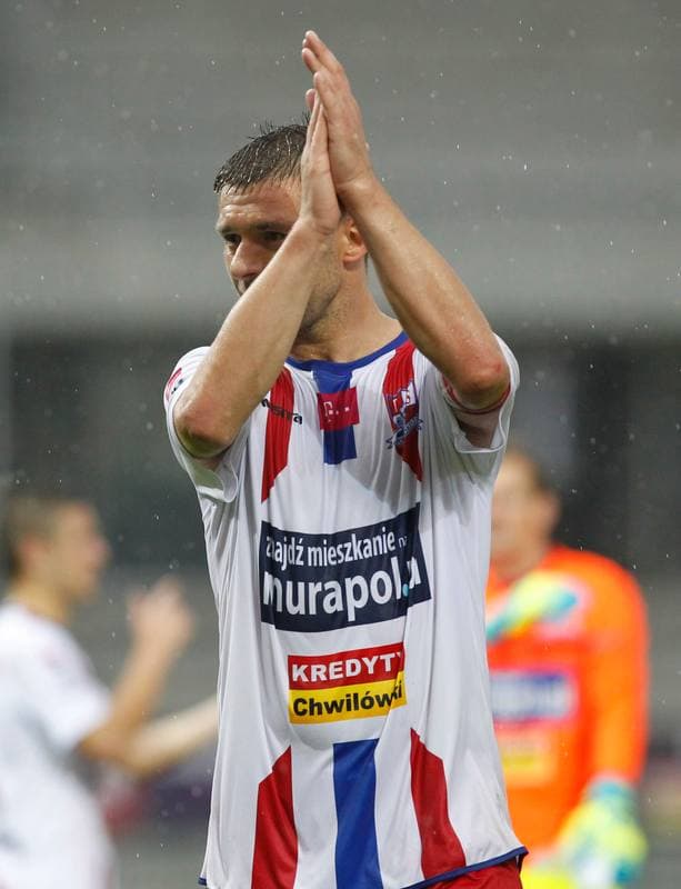 Football. T-Mobile Ekstraklasa. Podbeskidzie Bielsko Biala - Ruch Chorzow. 03.08.2014