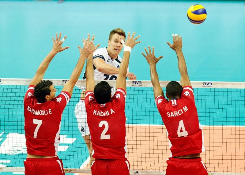 Volleyball. FIVB Men's World Championship. Tunisia - Finland. 07.09.2014