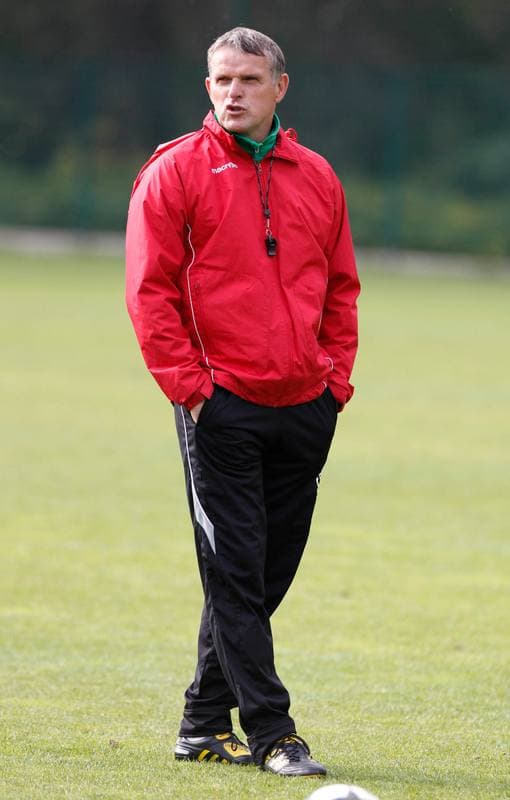 Football. GKS Katowice. Training. 15.01.2015