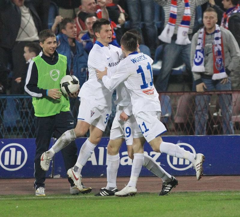Football. I liga. Gornik Zabrze - Flota Swinoujscie. 26.03.2010