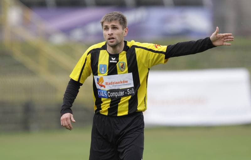 Football. Bytom I liga. Ruch Radzionkow - Pogon Szczecin. 16.10.2010