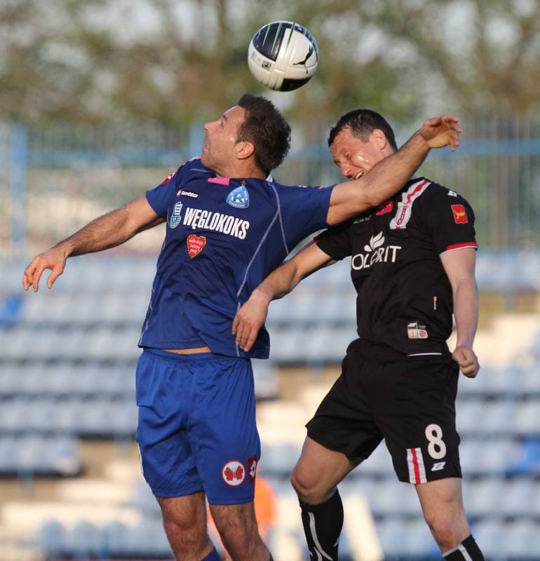 Football. T-Mobile Ekstraklasa. Ruch Chorzow - LKS Lodz. 28.04.2012