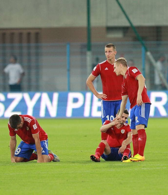 Football. Friendly Match. Piast Gliwice - Zaglebie Lubin. 11.10.2013