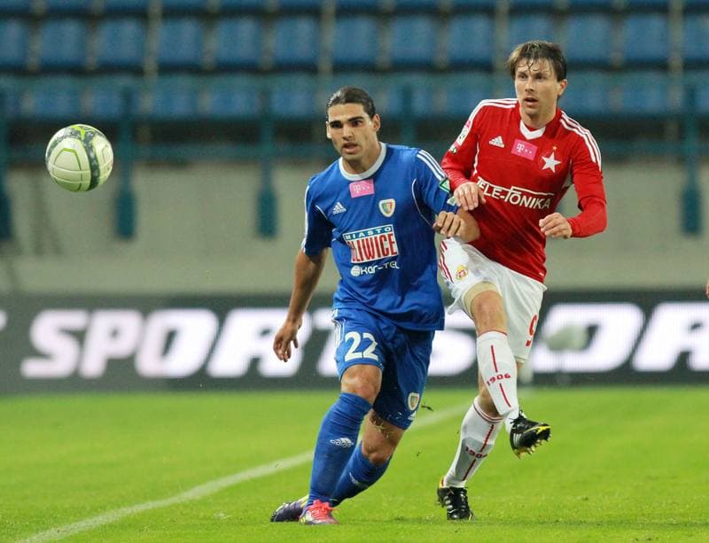 Football. T-Mobile Ekstraklasa. Wisla Krakow - Piast Gliwice. 28.07.2014