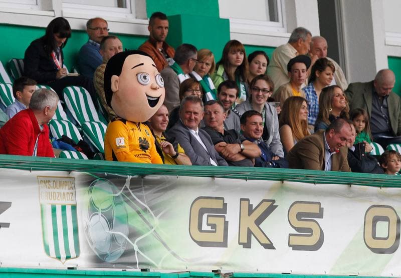Football. I Liga. Olimpia Grudziadz - GKS Katowice. 11.10.2014