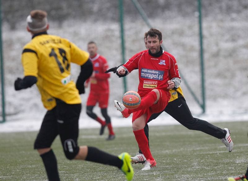 Football. Friendly Match. Podbeskidzie Bielsko Biala - Sandecja Nowy Sacz. 23.01.2014