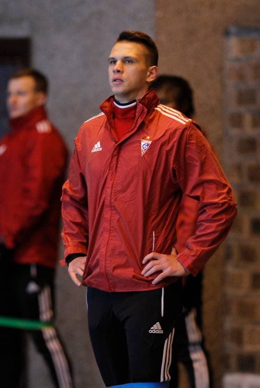 Football. Gornik Zabrze. Training. 07.01.2015