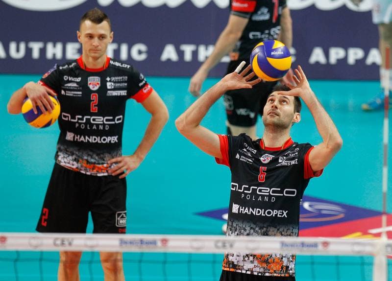 Volleyball. CEV Champions League. Jastrzebski Wegiel - Asseco Resovia Rzeszow. 05.02.2014