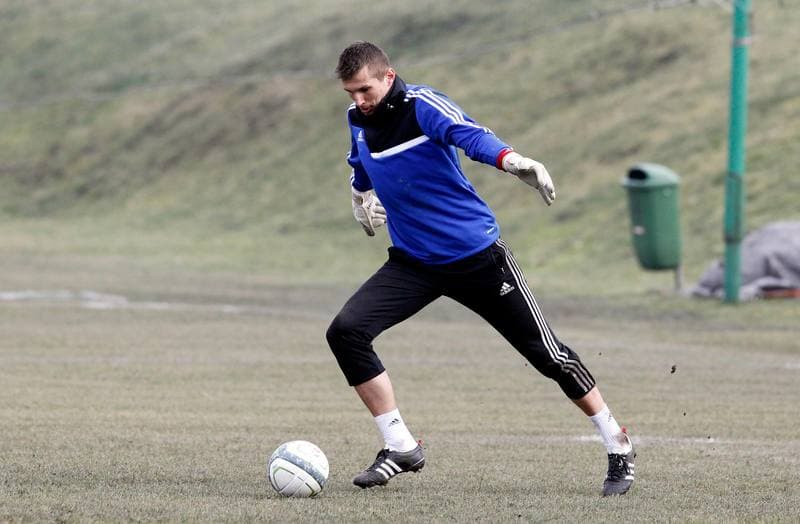 Football. Piast Gliwice. Training. 06.02.2014