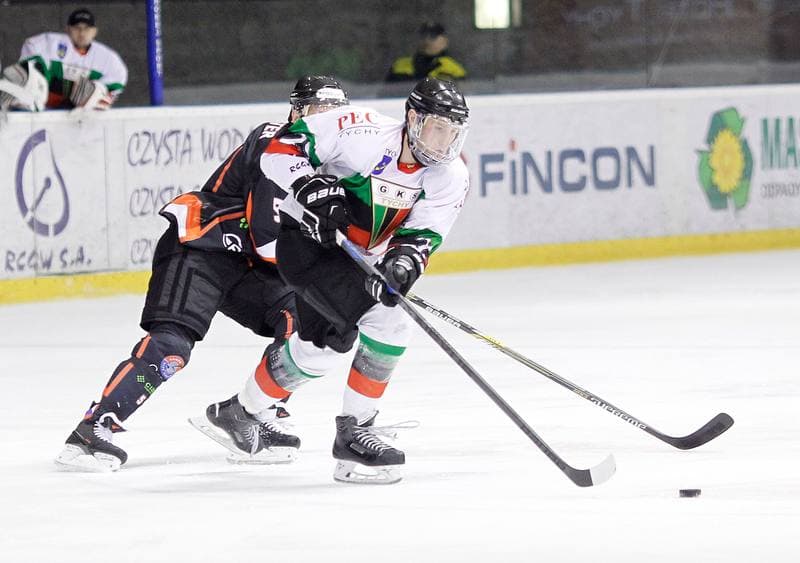 Ice Hockey. Polska Hokej Liga. GKS Tychy - Ciarko KH Sanok. 23.01.2015